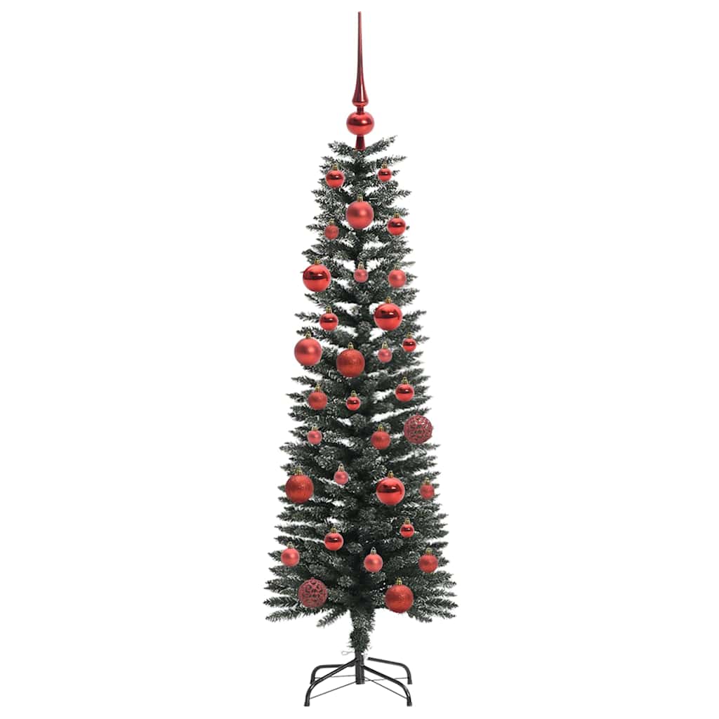 Kunstigt juletræ med stativ Grøn 150 cm PVC og plastik og stål