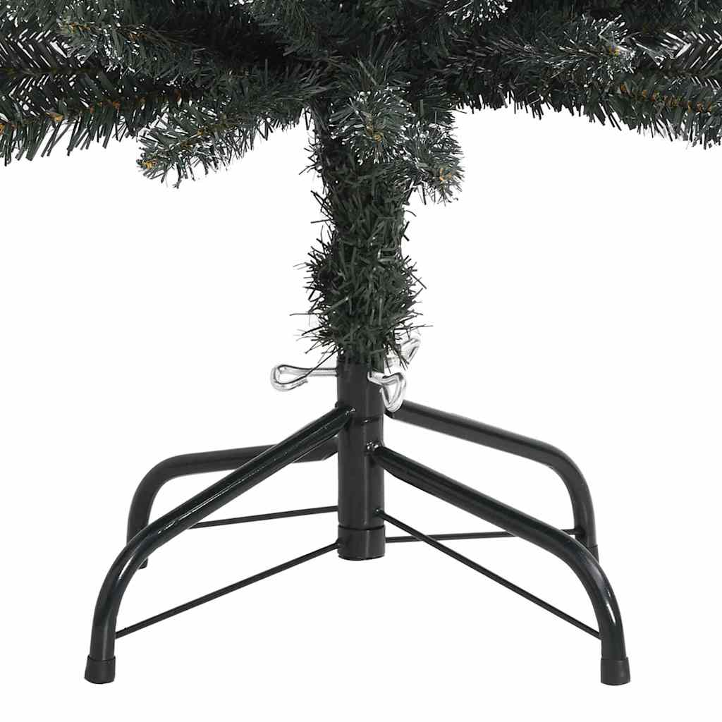 Kunstigt juletræ med stativ Grøn 150 cm PVC og plastik og stål