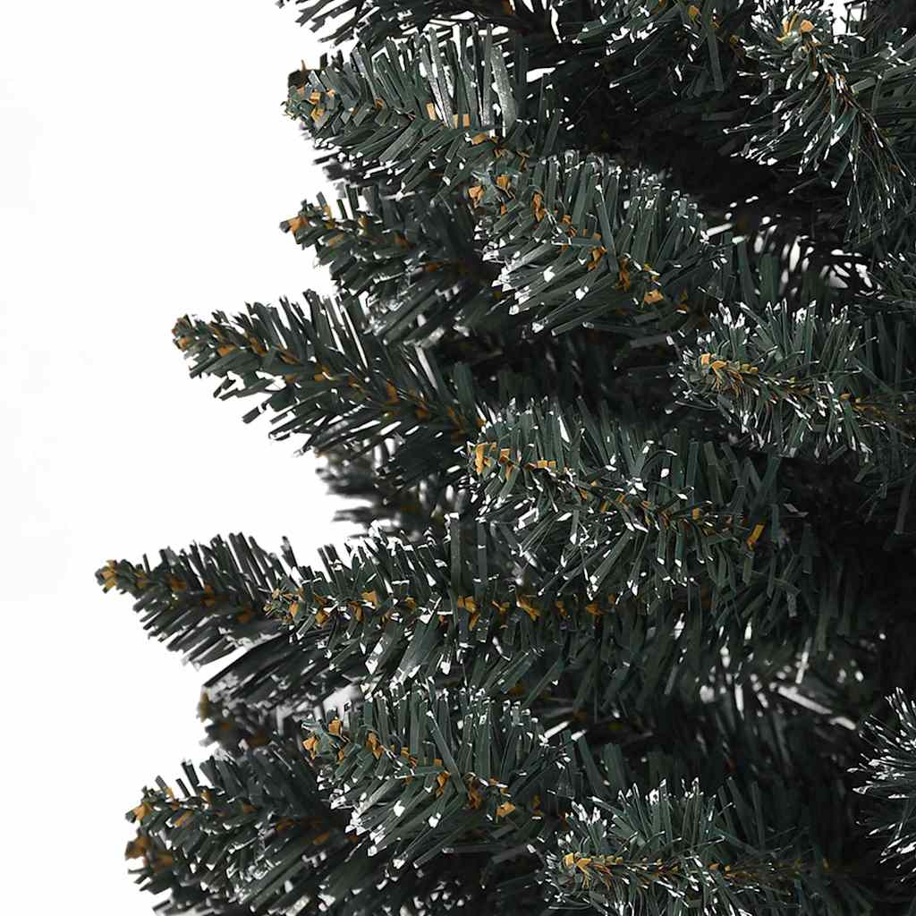 Kunstigt juletræ med stativ Grøn 150 cm PVC og plastik og stål