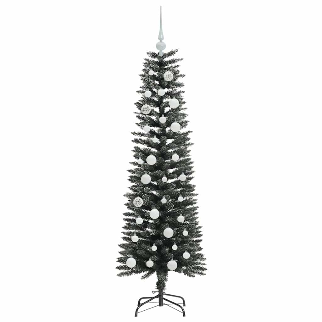 Kunstigt juletræ med stativ Grøn 150 cm PVC og plastik og stål