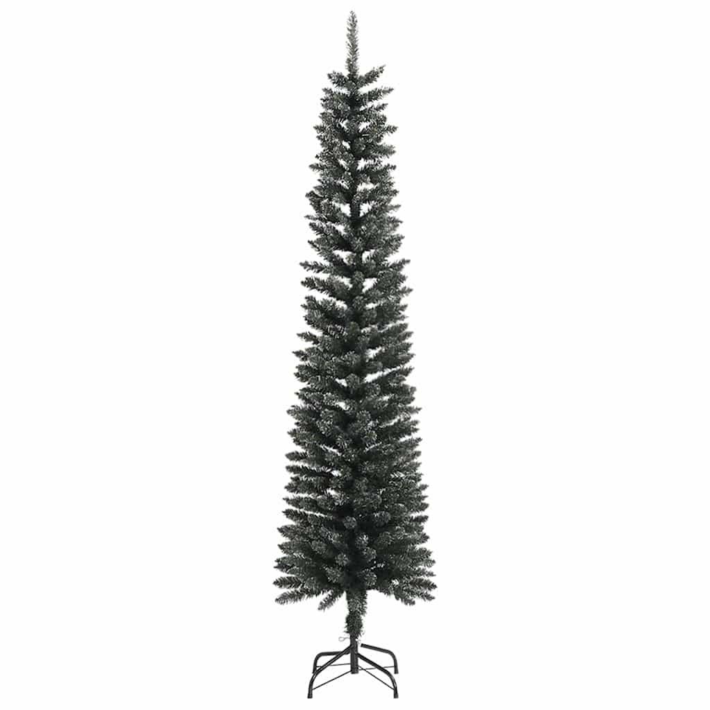 Kunstigt juletræ med stativ Grøn 210 cm PVC og plastik og stål