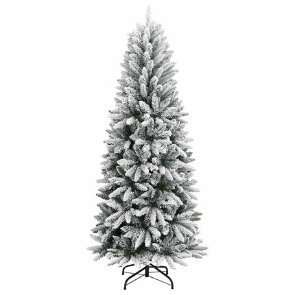 Kunstigt juletræ Hvid 120 cm PVC og plastik og stål og PE