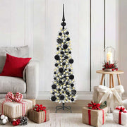 Kunstigt juletræ med stativ Hvid 120 cm PVC og metal og plast