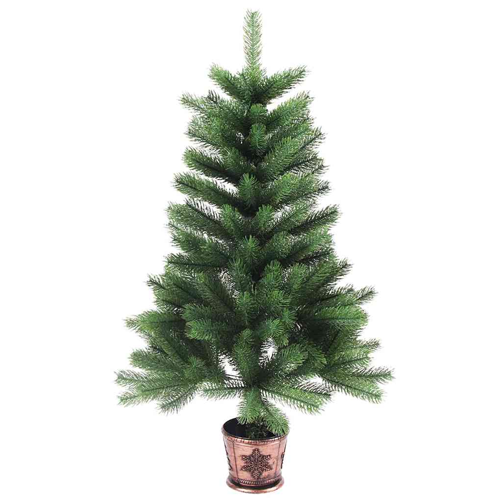 Juletræ med 150 LED'er med stativ Grøn 65 cm PE