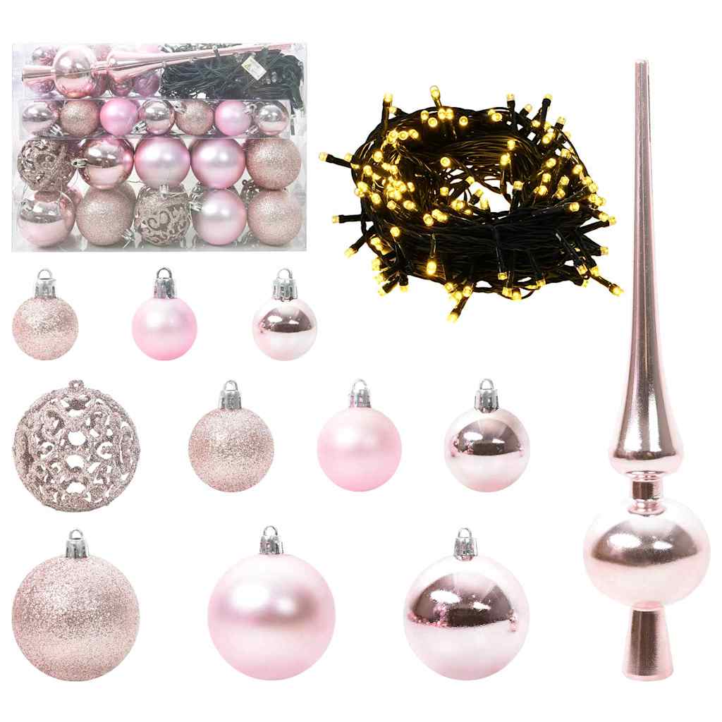 Juletræ med 150 LED'er med stativ Grøn 90 cm PE