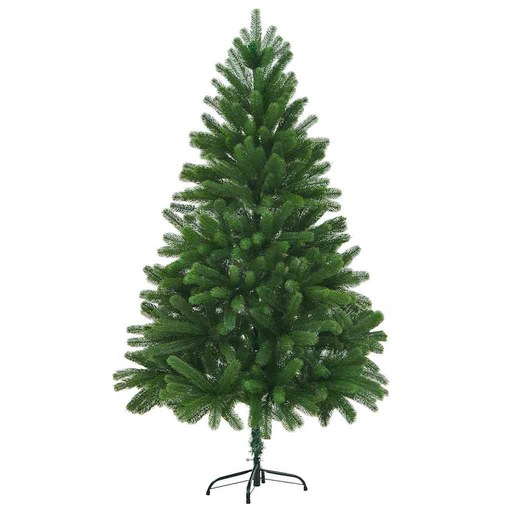 Juletræ med 300 LED'er med stativ Grøn 180 cm PE