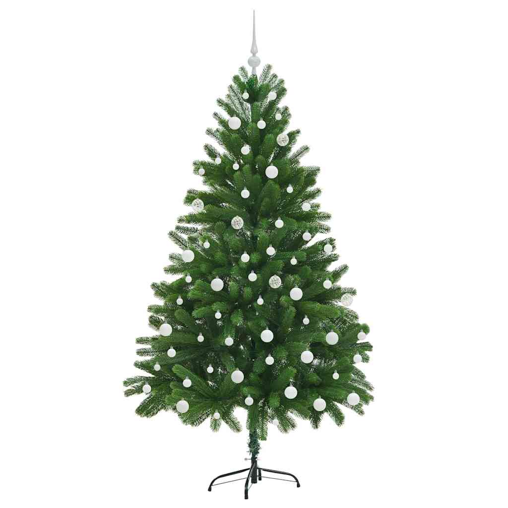 Juletræ med 300 LED'er med stativ Grøn 180 cm PE