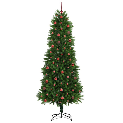 Juletræ med 300 LED'er med stativ Grøn 240 cm PE