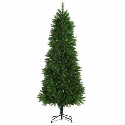 Juletræ med 300 LED'er med stativ Grøn 240 cm PE