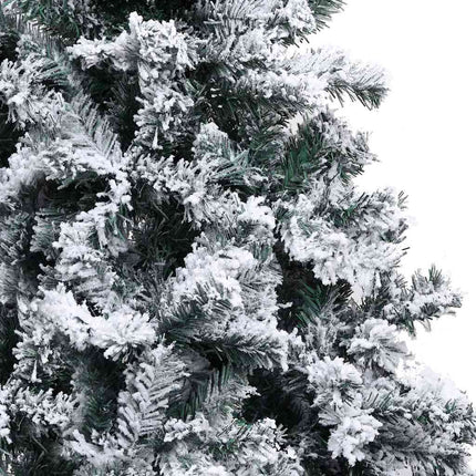 Kunstigt juletræ med stativ Hvid 120 cm PVC og Stål og Plastik