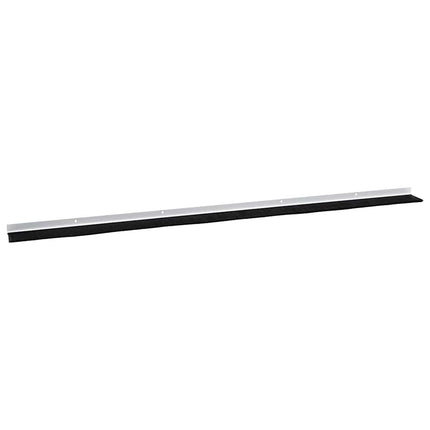 Skruemonterede dørbørste tætninger 2 pcs Hvid 100 cm