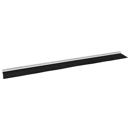 Skruemonterede dørbørste tætninger 2 pcs Hvid 100 cm