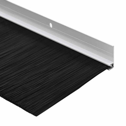 Skruemonterede dørbørste tætninger 6 pcs Hvid 100 cm