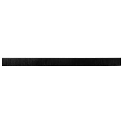 Skruemonterede dørbørste tætninger 12 pcs Hvid 100 cm