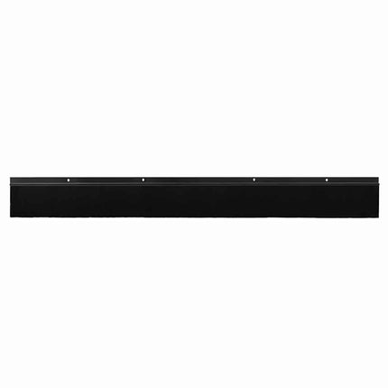 Skruemonterede dørbørste tætninger 12 pcs Sort 100 cm