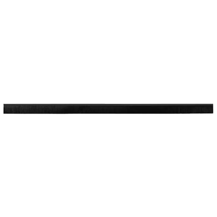 Skruemonterede dørbørste tætninger 6 pcs Sort 100 cm