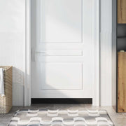 Skruemonterede dørbørste tætninger 6 pcs Sort 100 cm