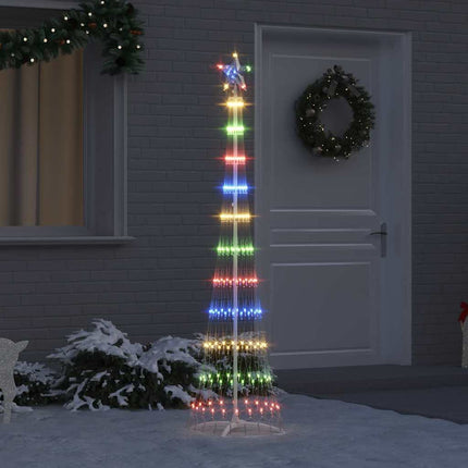 LED juletræ Flerfarvet 51 x 51 x 190 cm Metal