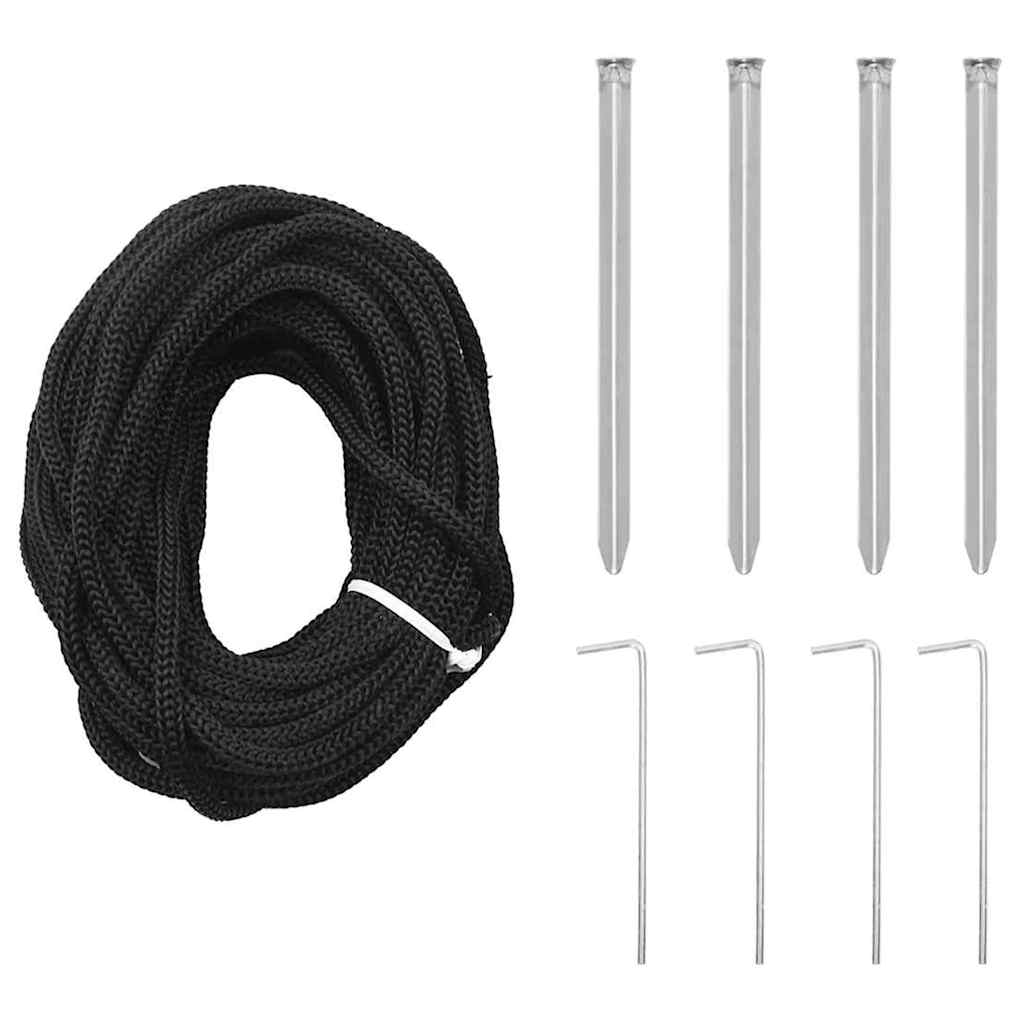 LED juletræ med 455 LED'er med stativ Flerfarvet 399 cm Metal