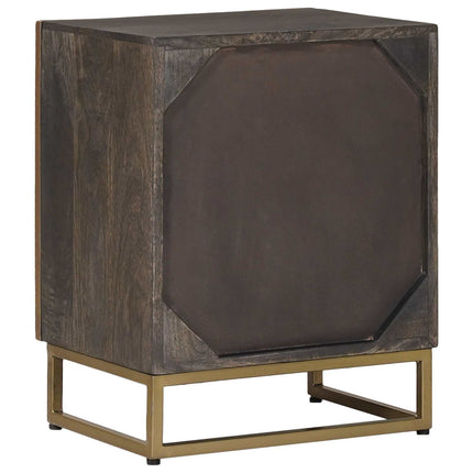 Håndlavet natbord Kaffe Brun 40 x 30 x 50 cm Massivt mangotræ