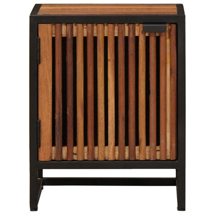 Håndlavet natbord Naturfarvet 40 x 30 x 50 cm Massivt mangotræ