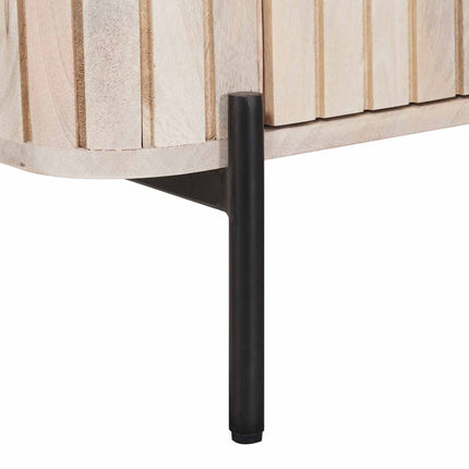Sideboard 70 x 30 x 65 cm Massivt Mango Træ og Ingeniørtræ