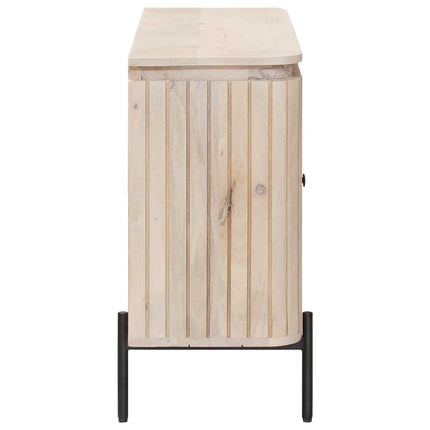 Sideboard 105 x 30 x 65 cm Massivt Mango Træ og Ingeniørtræ