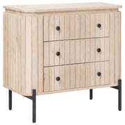 Skuffeskab 70 x 30 x 65 cm Massivt Mango Træ og Ingeniørtræ