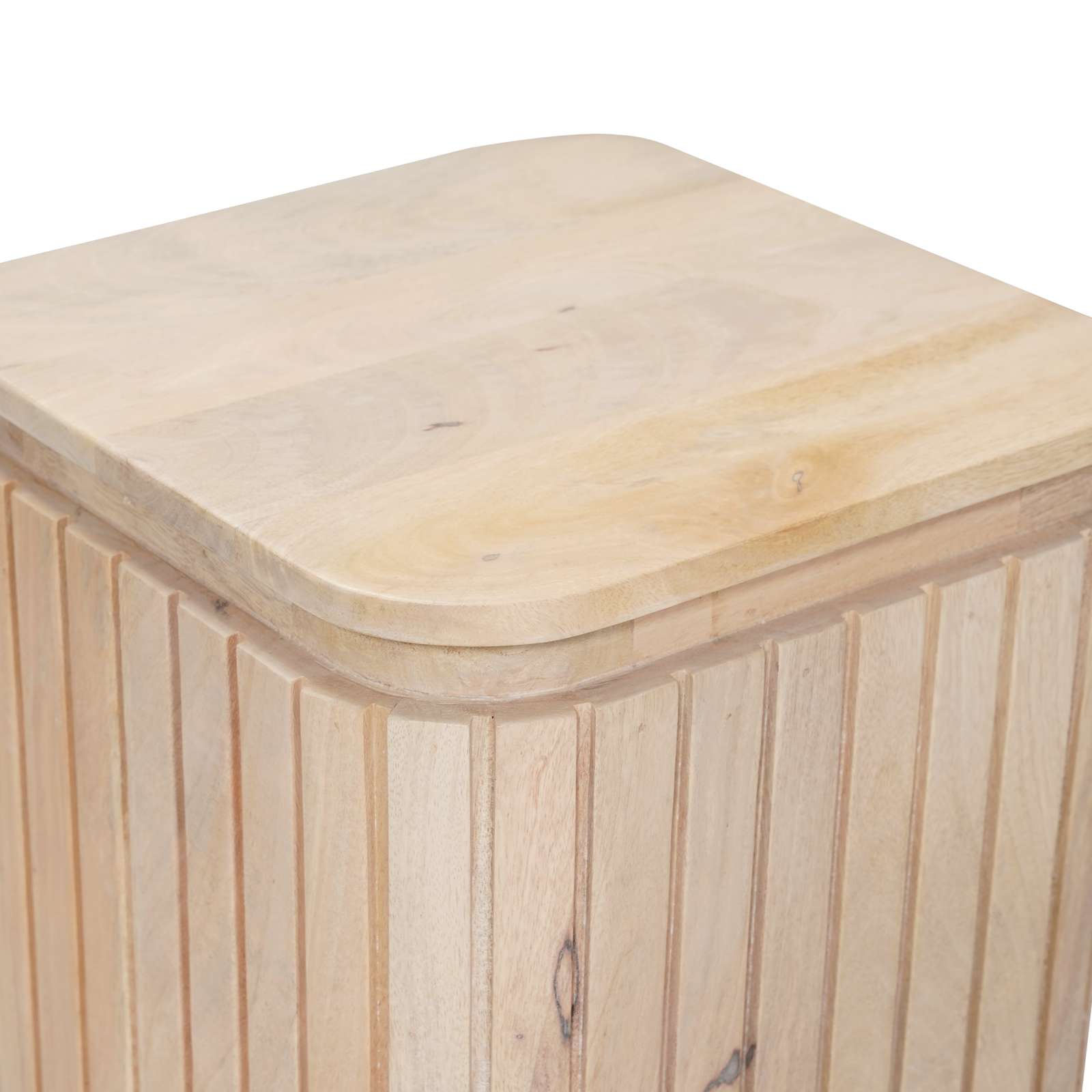 Håndlavet sidebord sæt 2 pcs Hvid 45 x 45 x 45 cm