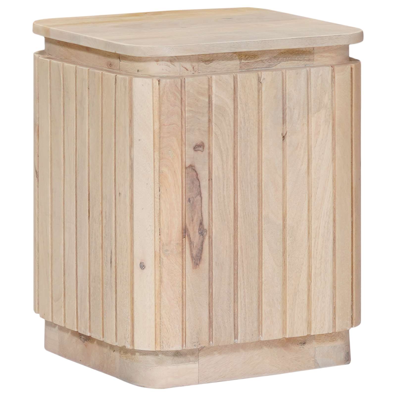 Håndlavet sidebord sæt 2 pcs Hvid 45 x 45 x 45 cm