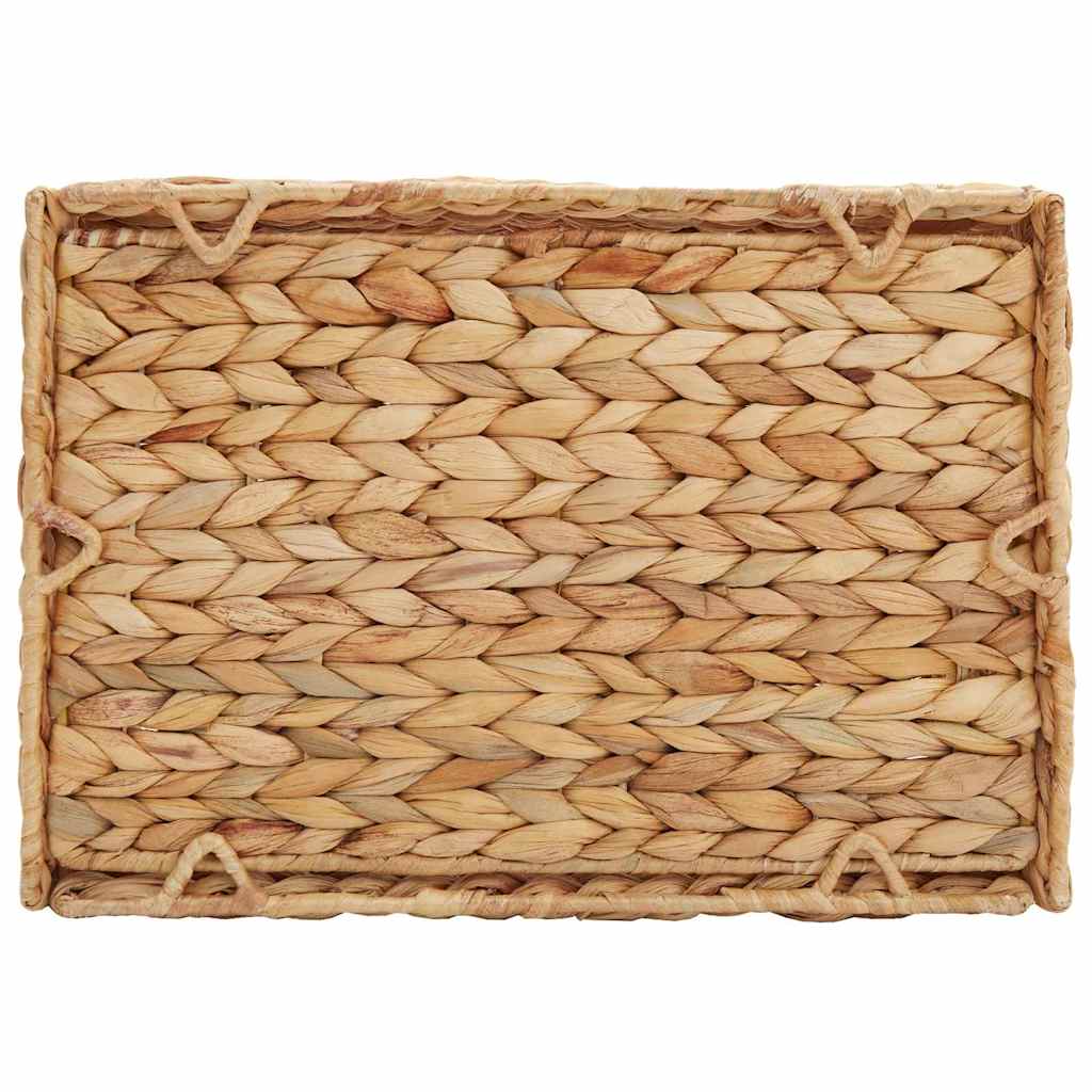 Opbevaringskurve 2 pcs Naturfarvet 35 x 25 x 17 cm Vandhyacint