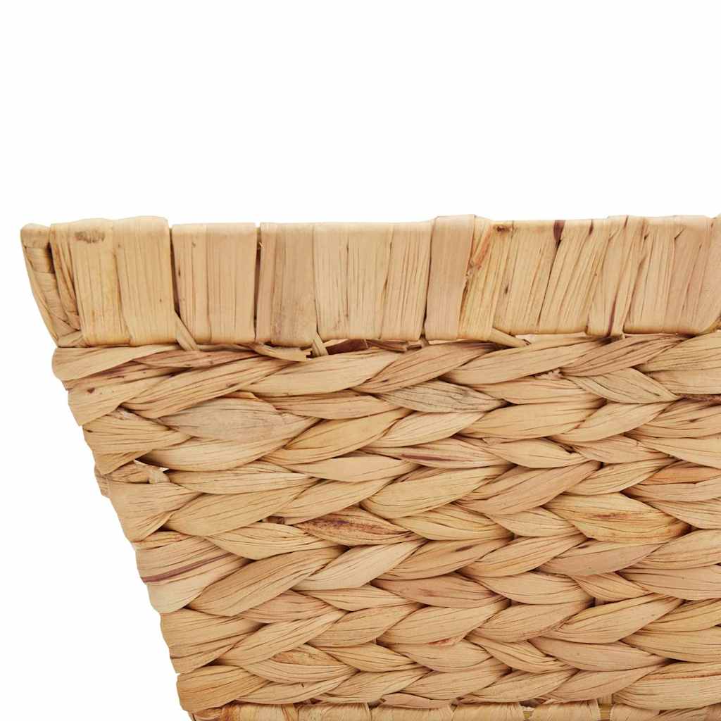 Opbevaringskurve 2 pcs Naturfarvet 38 x 28 x 15 cm Vandhyacint