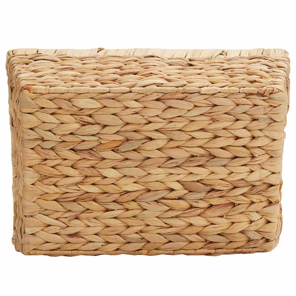 Opbevaringskurve 2 pcs Naturfarvet 38 x 28 x 15 cm Vandhyacint