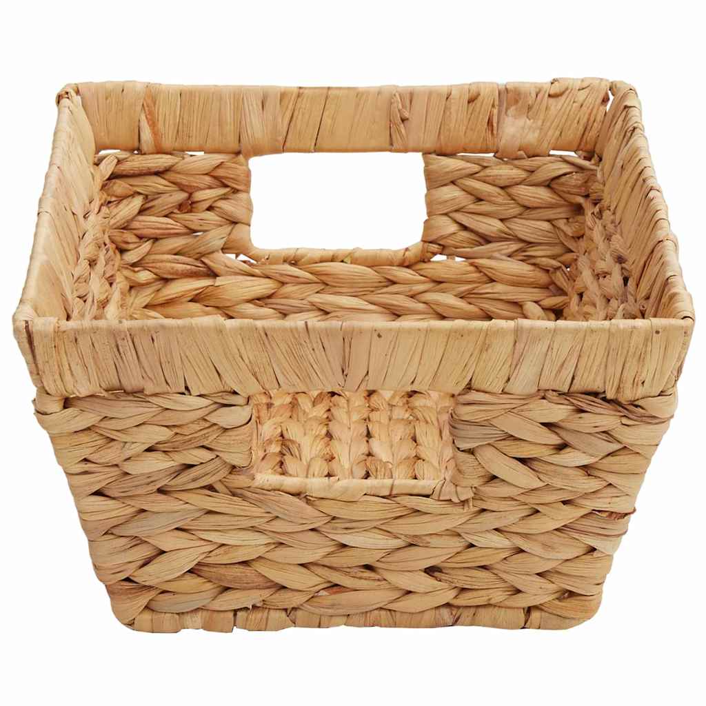 Opbevaringskurve 2 pcs Naturfarvet 38 x 28 x 15 cm Vandhyacint
