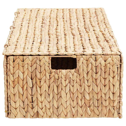 Opbevaringskasse Naturfarvet 60 x 38 x 20 cm Vandhyacint