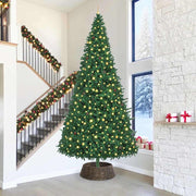 Juletrækrave Sort 90 x 90 x 28 cm Vandhyacint