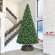 Juletrækrave Sort 105 x 105 x 28 cm Vandhyacint