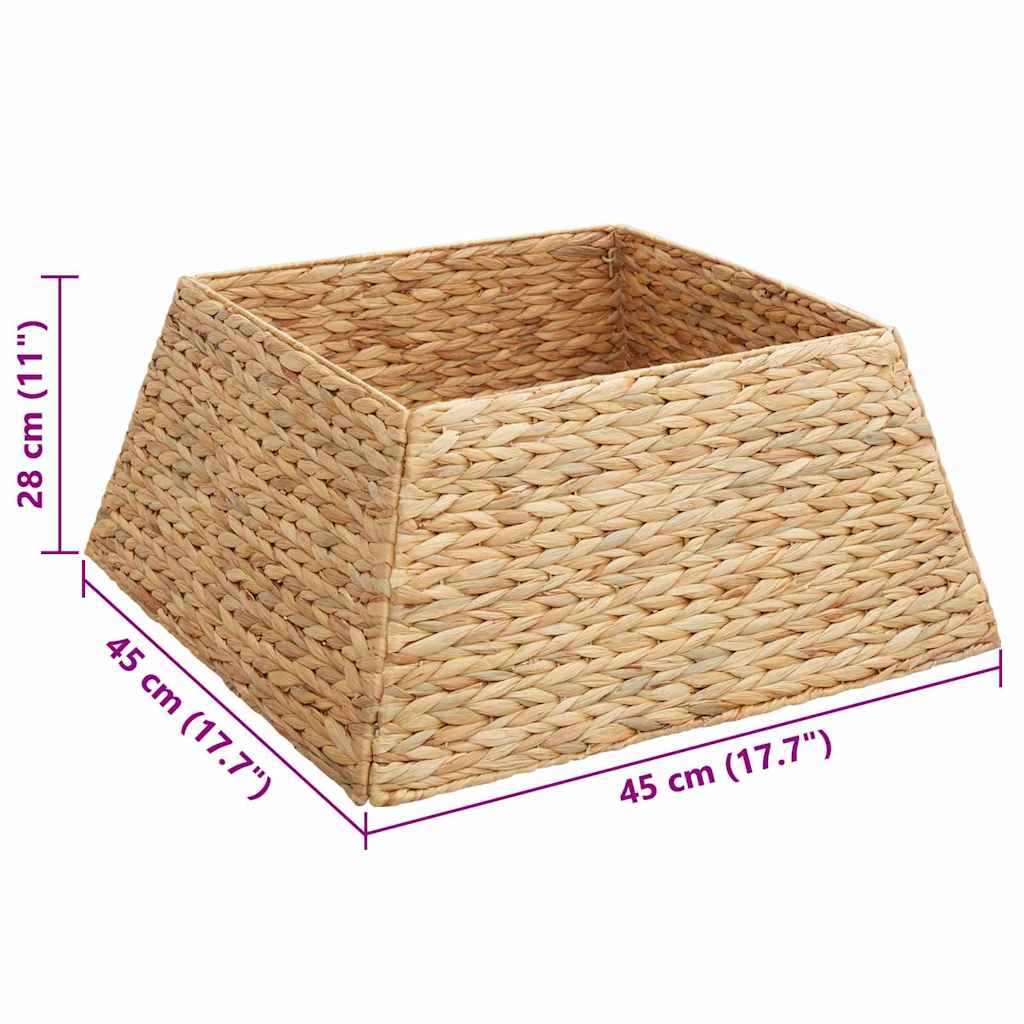 Juletrækrave Brun 60 x 60 x 28 cm Vandhyacint