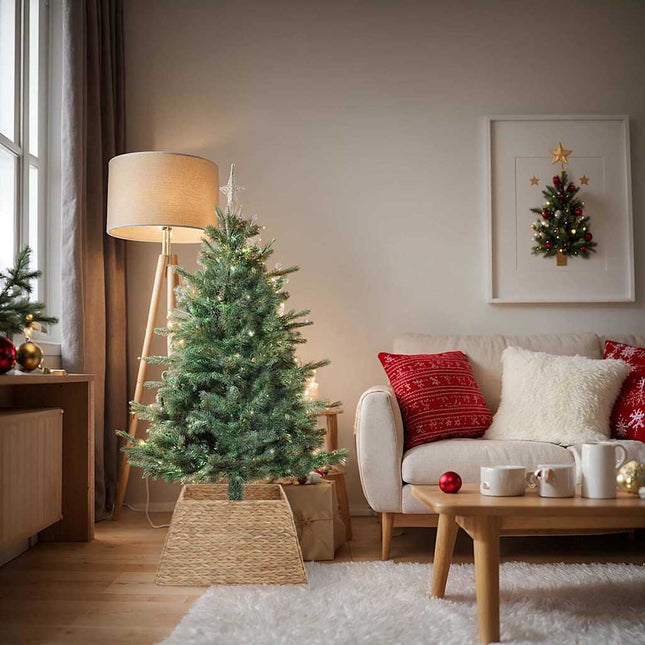 Juletrækrave Brun 70 x 70 x 28 cm Vandhyacint