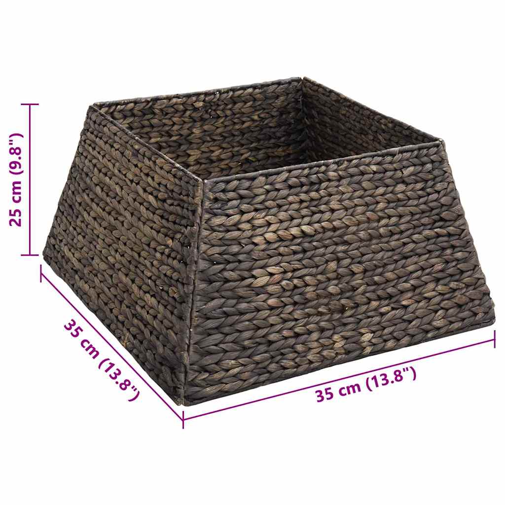 Juletrækrave Sort 50 x 50 x 25 cm Vandhyacint