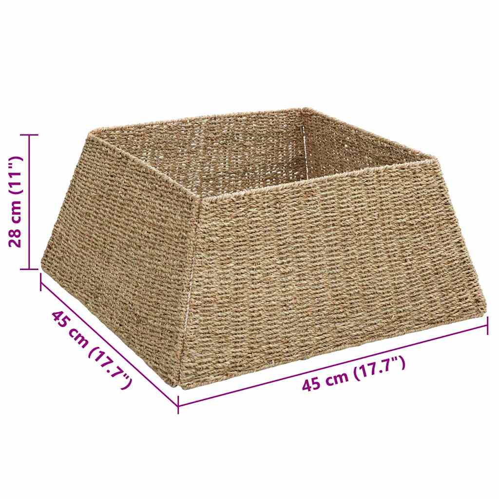 Juletrækrave Brun 60 x 60 x 28 cm Søgræs