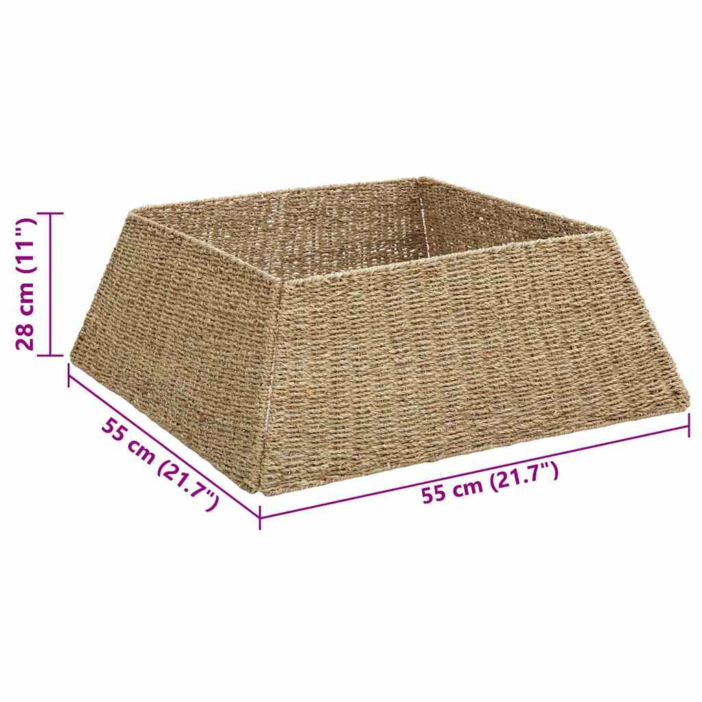 Juletrækrave Brun 70 x 70 x 28 cm Søgræs