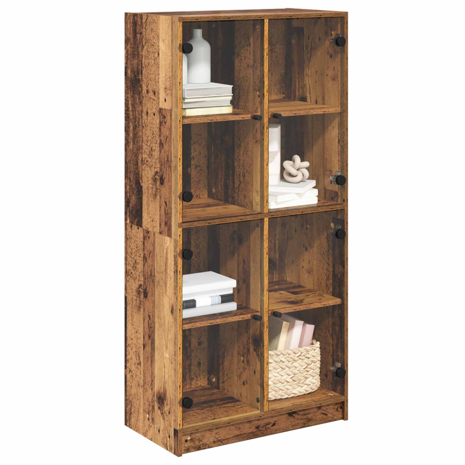 Highboard Gammelt træ 68 x 37 x 142 cm Konstrueret træ