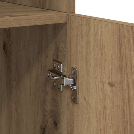 Highboard Artisan Egetræ 80 x 42,5 x 185 cm Konstrueret træ