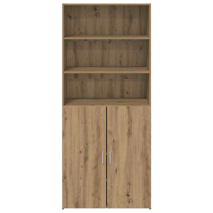 Highboard Artisan Egetræ 80 x 42,5 x 185 cm Konstrueret træ