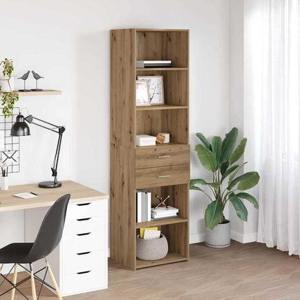 Highboard Artisan Egetræ 50 x 42,5 x 185 cm Konstrueret træ