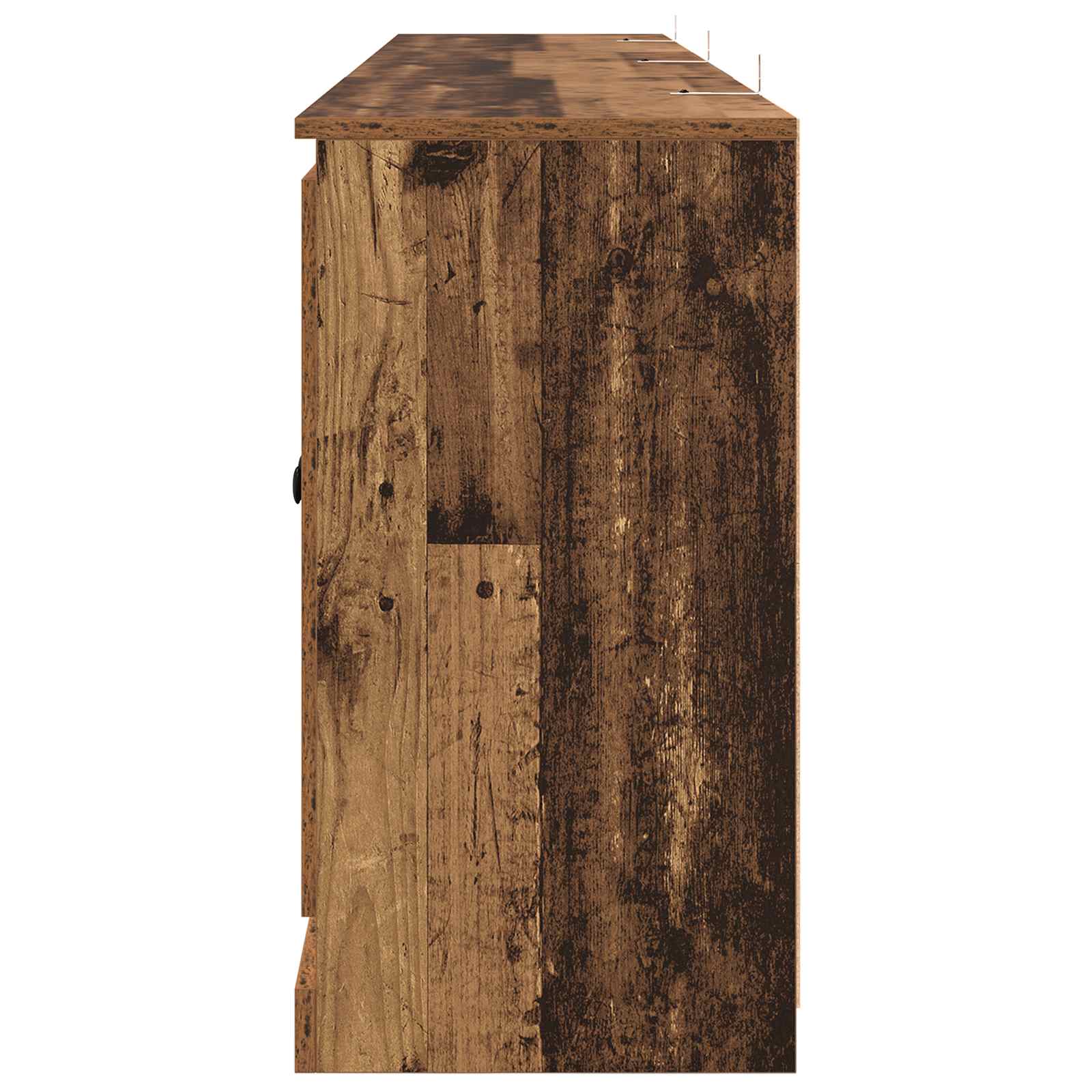 Sideboards med skuffe 3 pcs Gammelt træ 210 x 35,5 x 67,5 cm