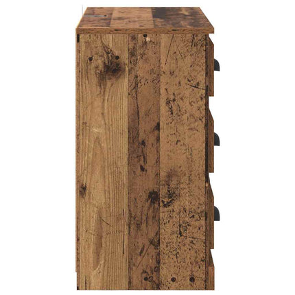 Sideboards 2 stk. Gammelt træ 70 x 35,5 x 67,5 cm