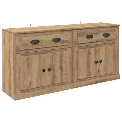 Sideboards 2 pcs Artisan Egetræ 70 x 35,5 x 67,5 cm