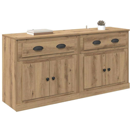 Sideboards 2 pcs Artisan Egetræ 70 x 35,5 x 67,5 cm